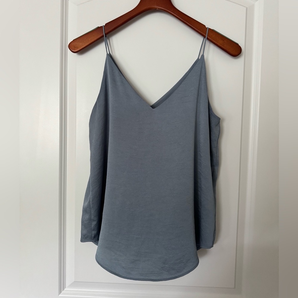 Express - Blue Silk Tank